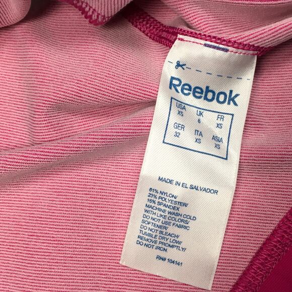 Reebok‎ Shirt Play Dry Pullover Mock Neck Long Sleeve Activewear Top Women's XS - Picture 7 of 8